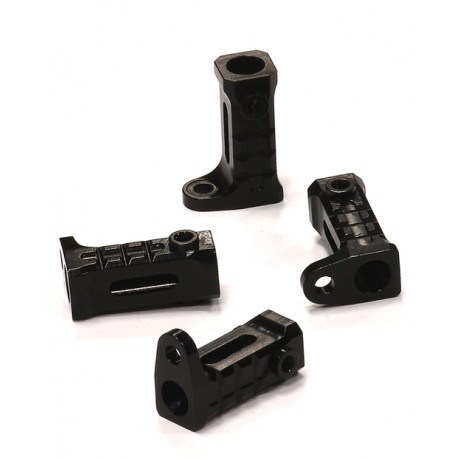 Integy, Billet Machine Alloy Rock Rail Mounts (4) for Axial SCX-10, Dingo & Honcho 